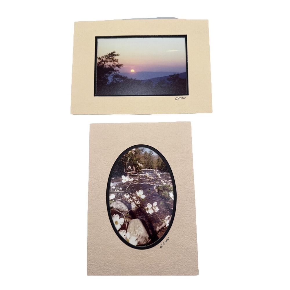 Landscape Photography Signed By Barry Gamow Two 5‎ X 7 Matted Ready To Frame